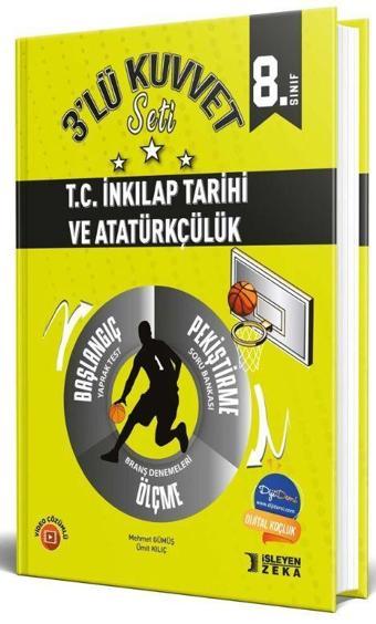 8. Sınıf T. C. İnkılap Tarihi 3 lü Kuvvet Serisi Seti - İşleyen Zeka Yayınları