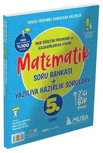 5. Sınıf Matematik Soru Bankası + Yazılıya Hazırlık Soruları 2'si 1 Arada - Muba Yayınları