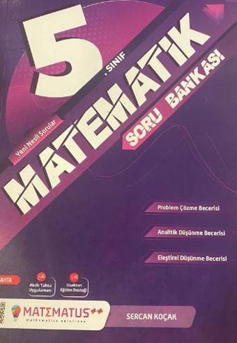 5. Sınıf Matematik Soru Bankası - Matematus Yayınları