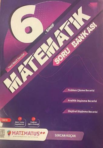 6. Sınıf Matematik Soru Bankası - Matematus Yayınları