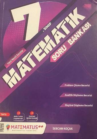 7. Sınıf Matematik Soru Bankası - Matematus Yayınları