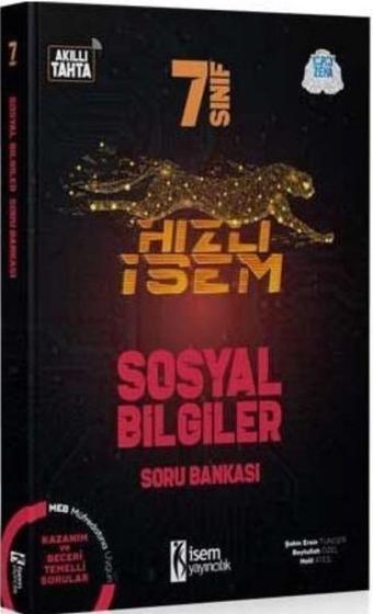 7. Sınıf Hızlı İsem Sosyal Bilgiler Soru Bankası - İsem Yayıncılık