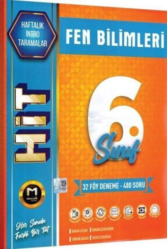 6. Sınıf Fen Bilimleri HİT 32 Deneme - Mozaik Yayınları