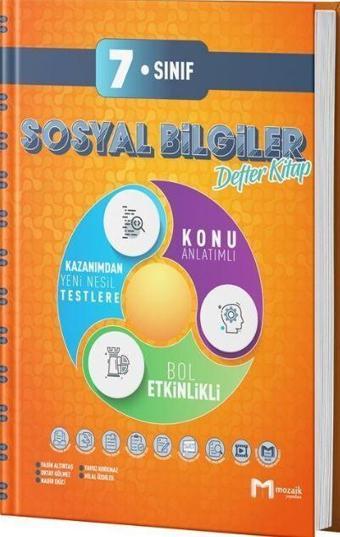 7. Sınıf Sosyal Bilgiler Defter Kitap - Mozaik Yayınları