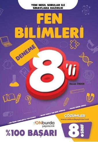 8. Sınıf Fen Bilimleri Yeni Nesil Branş Denemeleri - Onburda Yayınları