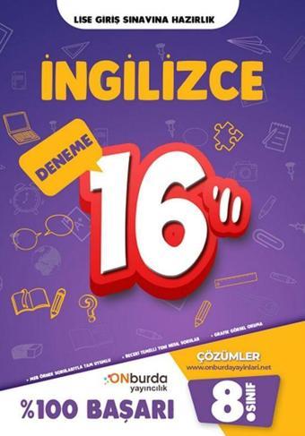 8. Sınıf İngilizce Yeni Nesil Branş Denemeleri - Onburda Yayınları