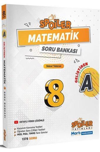 8. Sınıf Matematik Spoiler A Kitap Soru Bankası - Spoiler Yayınları