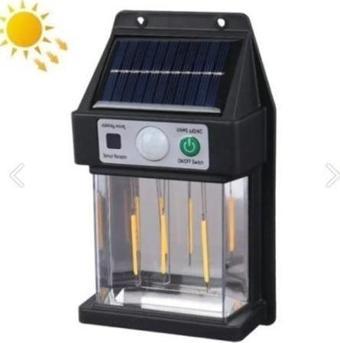 GOLD SİLVER GÜNEŞ ENERJİLİ SENSÖRLÜ DUVAR APLİĞİ SARI IŞIK 10W
