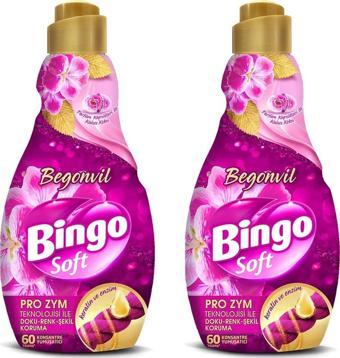 Bingo Soft Konsantre Çamaşır Yumuşatıcısı Begonvil 1440 ml X 2 Adet