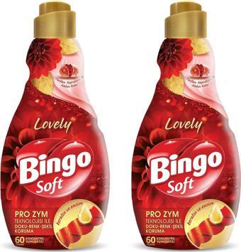 Bingo Soft Konsantre Çamaşır Yumuşatıcısı Lovely 1440 ml X 2 Adet