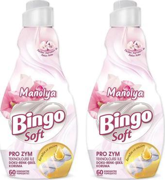 Bingo Soft Konsantre Çamaşır Yumuşatıcısı Manolya 1440 ml X 2 Adet