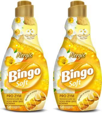 Bingo Soft Konsantre Çamaşır Yumuşatıcısı Nergis 1440 ml X 2 Adet