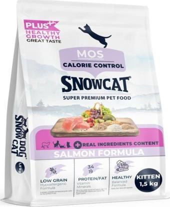 Snow Cat Plus Düşük Tahıllı Yavru Somonlu Kedi Maması 1,5 Kg