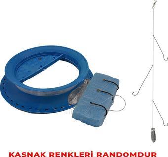 Liman Kasnakta 3 İğneli Hazır Kurşunlu Dip Takım