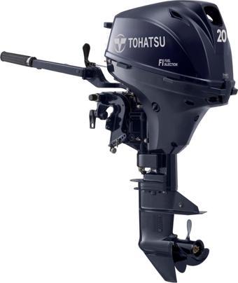 Tohatsu MFS 20E EFTL Uzun Şaft Manuel Marşlı Trimli 4 Zamanlı Deniz Motoru