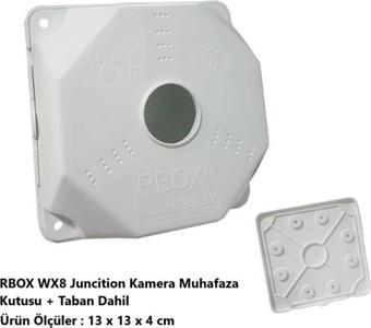 RBOX WX8 Juncition Montaj Buatı Kamera Muhafaza Kutusu Taban Dahil Büyük Boy 100 Adet