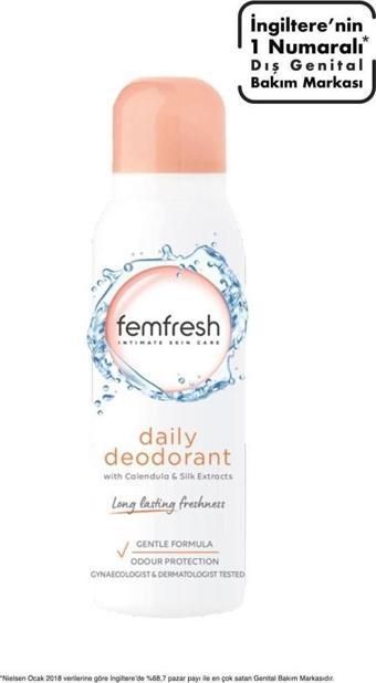 Femfresh Genital Bölge Deodorantı - Feminine Freshness Intimate Deodorant 125 Ml