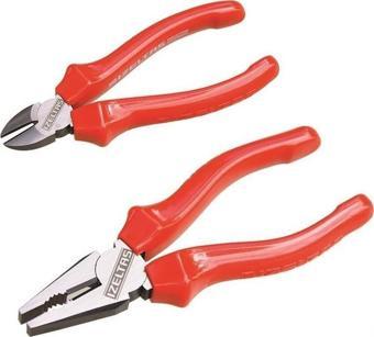 İzeltaş 2'li Opak Set Pense 160 mm Yan Keski 140 mm