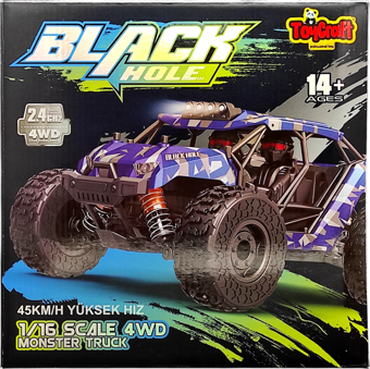 Toycraft Black Hole 45 KM/H 1:16 Elektrikli Servo Motor Spor Arazi Araç HS18322-HS18324