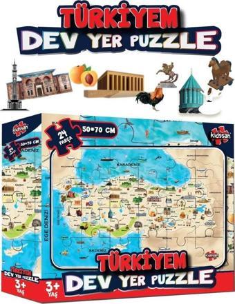 Kidsan Türkiyem Dev Yer Puzzle