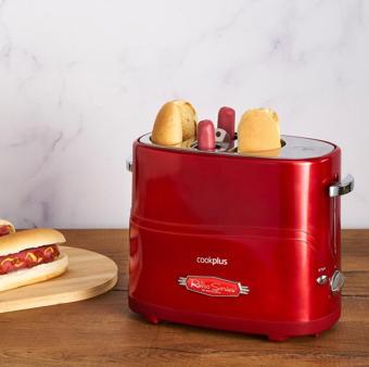 Cookplus Mutfaksever 2Li Sosisli Sandviç (Hot Dog) Yapma Makinesi