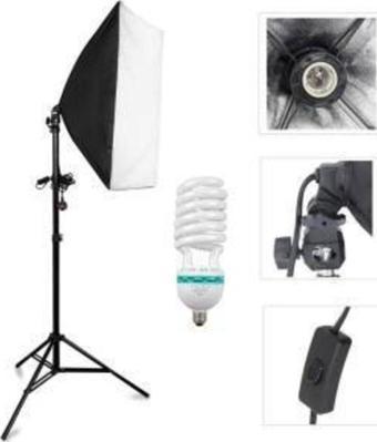 Soligor Softbox 50X70Cm Tek Duyulu Sürekli Işık Youtuber Kit, Makeup Kit,