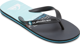 Quiksilver Molokai Stripe Erkek Terlik AQYL101361-Black/Blue/Black