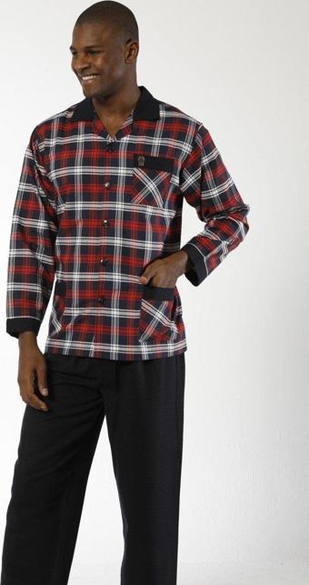 Kly 4010 Apaj Yaka Erkek Pijama Takımı