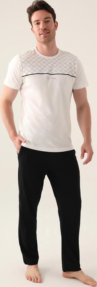 Arnetta 3010 Büyük Beden The Erkek Kısa Kollu Pijama Takımı