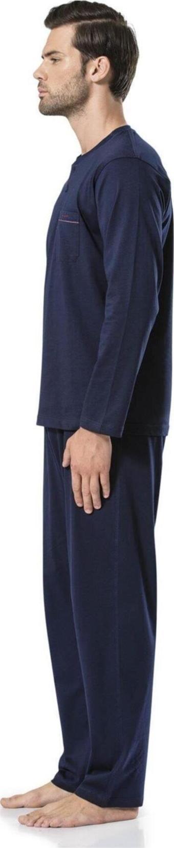 Pierre Cardin 5454 Erkek Uzunkollu Penye Pijama Takımı