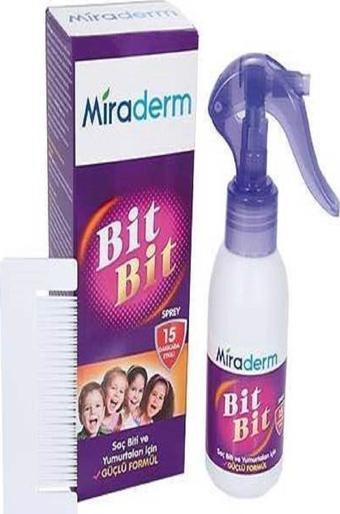 Miraderm Bit Bit Sprey Metal Tarak Hediyeli 100 Ml