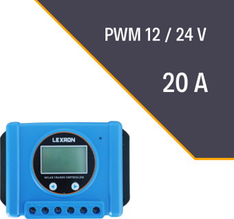 LEXRON 20A PWM ŞARJ KONTROL CİHAZI