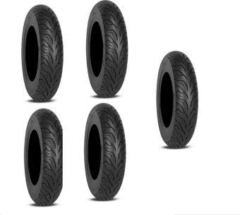 BİLLAS 3.00-10 4PR 42J BL034 TL (dubleks) İSTANBUL DÖRT MEVSİM 5'li PAKET SCOOTER LASTİĞİ