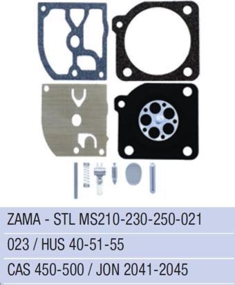 Castor 450 / 500 Karbüratör Diyafram Takımı - Zama 