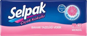 Selpak Çiçek Kokulu Mendil 10 x 10 Paket (100 Adet)