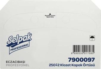 Selpak Professional Klozet Kapak Örtüsü 250x10 Adet