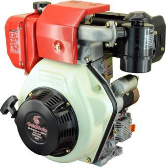 GoldMoto GM186FAEN-G7 Dizel Motor 10 Hp Marşlı Krank Mili Konik