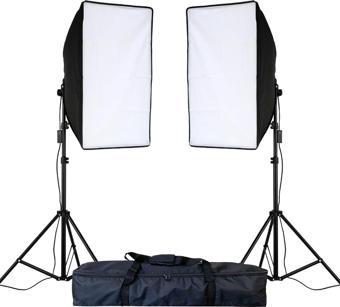 Softbox 50x70 2li Set Sürekli Işık Çanta Hediyeli
