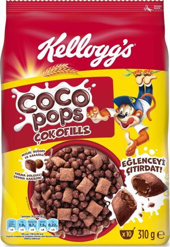 Coco Pops Çokofills Kakaolu Krema Dolgulu Tahıl Gevreği 310 Gr