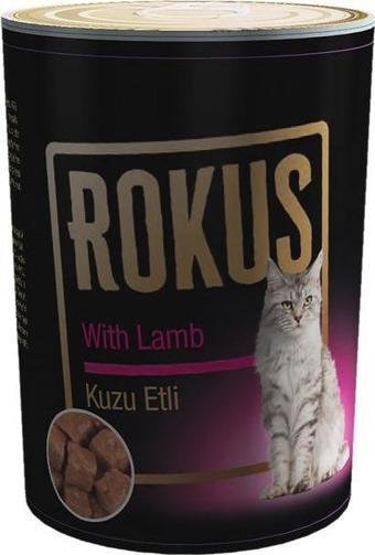 Pet Garden Rokus Kuzu Etli Kedi Konservesi 410 Gr