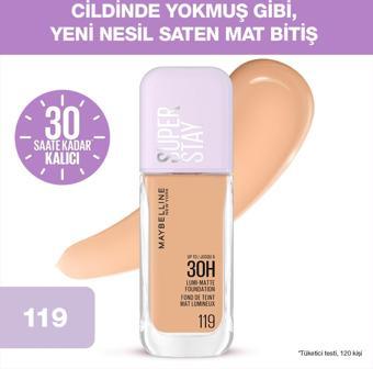 Maybelline New York Super Stay Lumi Matte Fondöten - 119