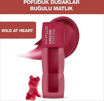 Maybelline New York Super Stay Teddy Tint Uzun Süre Kalıcı Likit Mat Tint 50 Wild at Heart