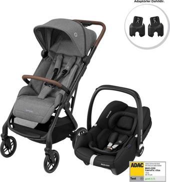 Maxi-Cosi Soho-Cabriofix i-Size Ana Kucaklı Ultra Kompakt  Seyahat Sistem Bebek Arabası Grey-Black