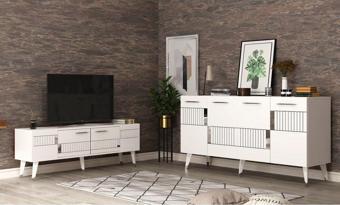 Cantek Dizayn Modda Tv Sehpası,Konsol 2'Li Salon Takımı