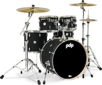 PDP Drums Concept Maple 5 Parça 22" Akustik Davul (Mat Siyah)