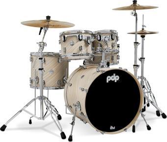 PDP Drums Concept Maple 5 Parça 22" Akustik Davul (Twisted Ivory)