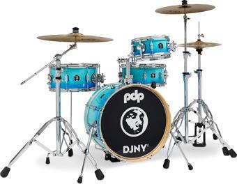 PDP Drums Daru Jones New Yorker II 4 Parça 18" Akustik Davul (Blue Fade)