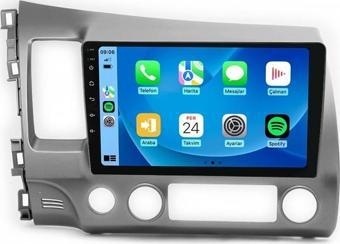 Maitech MTC 332 Serisi Honda Civic FD6 2006-2012 Model Uyumlu 4GB Ram 32GB Hafıza Carplay Android Auto Destekli Multimedya Navigasyonlu Teyp