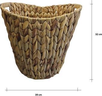 Panalı Naturel Oval Kulplu Derin Sepet Büyük Boy PNL22102L