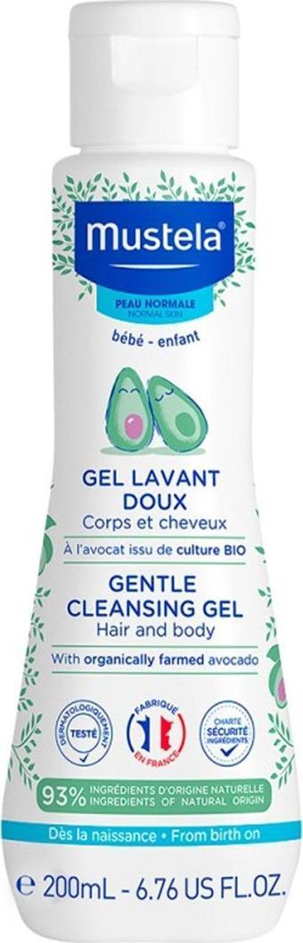 Mustela Gentle Cleansıng Gel Saç ve Vücut Şampuanı 200 ml